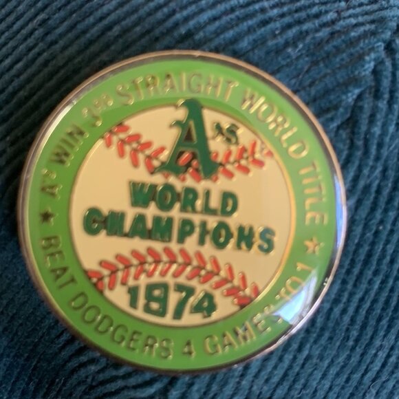 Oakland Athletic A’s Hat World Series 1989 Corduroy Green Supreme - Picture 10 of 16